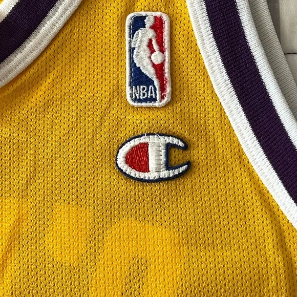 Champion LA Lakers O’Neal basketball jersey youth size L - Picture 2 of 6
